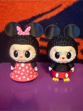Custom Design - Labubu Mickey and Minnie Mouse set by 3d print